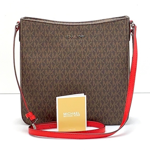 MICHAEL KORS
Jet Set Travel Large Logo Messenger Bag
BRIGHT RED/BROWN SIGNATURE - Picture 1 of 16